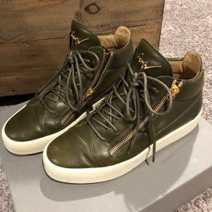 Giuseppe Zanotti US10 /EU 43 Green KRISS MidTops